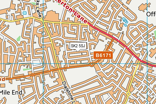 SK2 5SJ map - OS VectorMap District (Ordnance Survey)