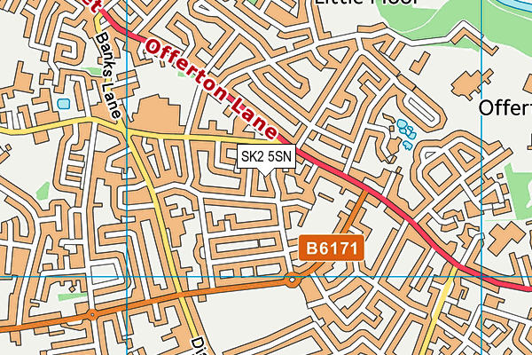 SK2 5SN map - OS VectorMap District (Ordnance Survey)