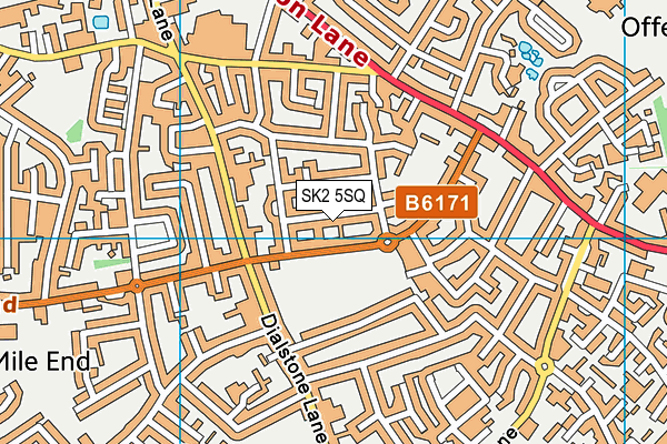 SK2 5SQ map - OS VectorMap District (Ordnance Survey)