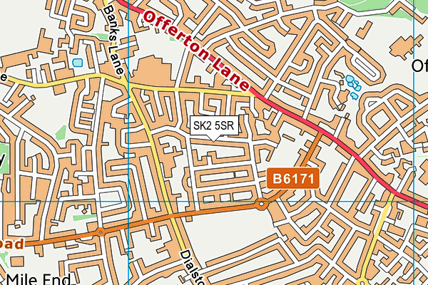 SK2 5SR map - OS VectorMap District (Ordnance Survey)