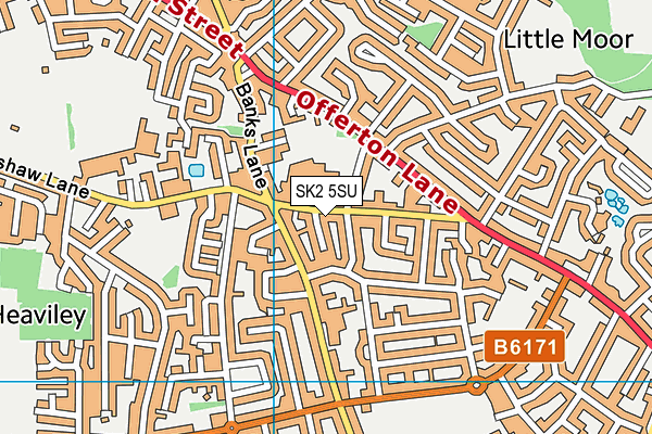 SK2 5SU map - OS VectorMap District (Ordnance Survey)