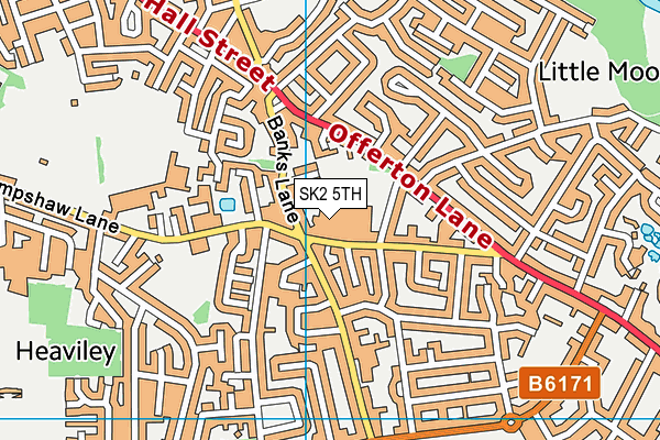 SK2 5TH map - OS VectorMap District (Ordnance Survey)