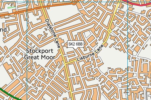 SK2 6BB map - OS VectorMap District (Ordnance Survey)