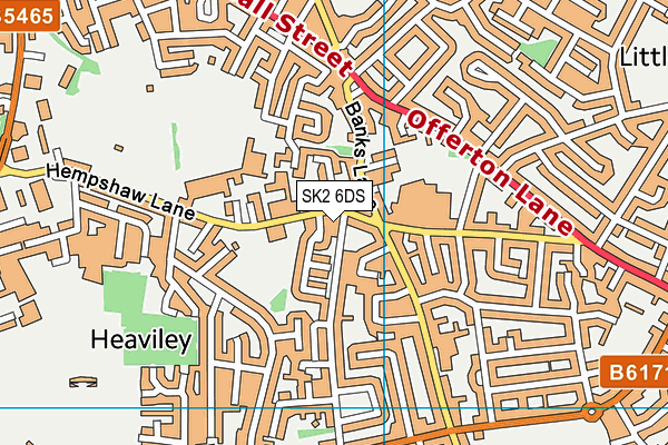 SK2 6DS map - OS VectorMap District (Ordnance Survey)