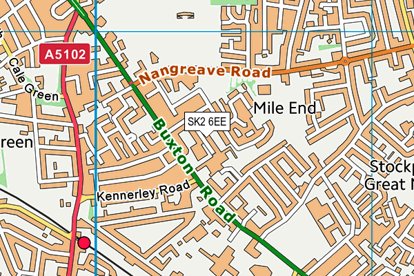 SK2 6EE map - OS VectorMap District (Ordnance Survey)
