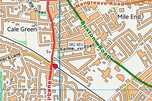 SK2 6EU map - OS VectorMap District (Ordnance Survey)