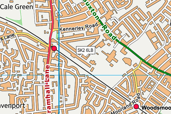 SK2 6LB map - OS VectorMap District (Ordnance Survey)
