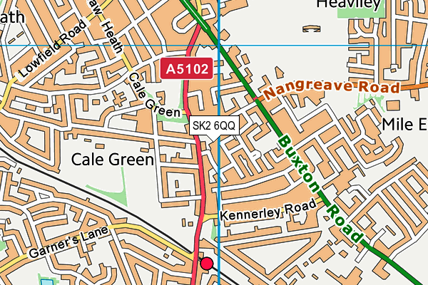SK2 6QQ map - OS VectorMap District (Ordnance Survey)