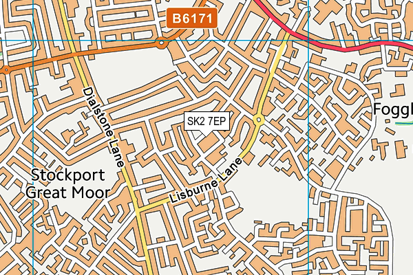 SK2 7EP map - OS VectorMap District (Ordnance Survey)