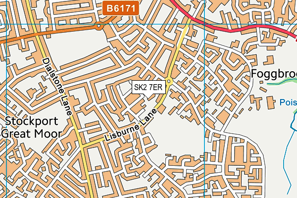 SK2 7ER map - OS VectorMap District (Ordnance Survey)