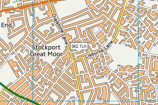 SK2 7LH map - OS VectorMap District (Ordnance Survey)