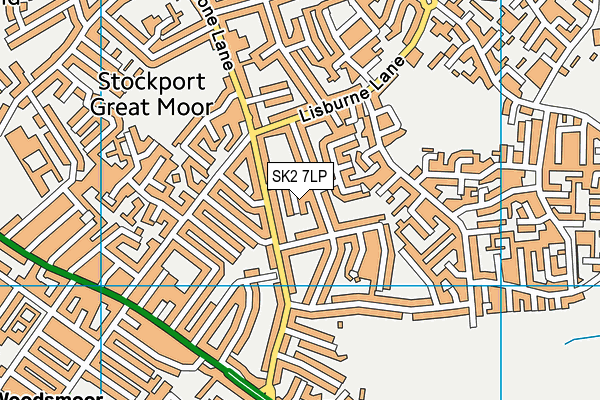 SK2 7LP map - OS VectorMap District (Ordnance Survey)