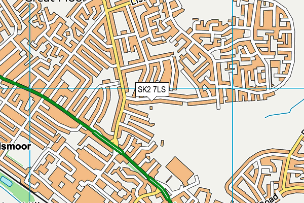 SK2 7LS map - OS VectorMap District (Ordnance Survey)