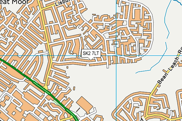 SK2 7LT map - OS VectorMap District (Ordnance Survey)