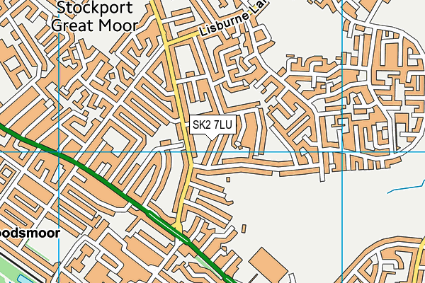 SK2 7LU map - OS VectorMap District (Ordnance Survey)