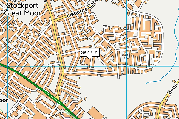 SK2 7LY map - OS VectorMap District (Ordnance Survey)