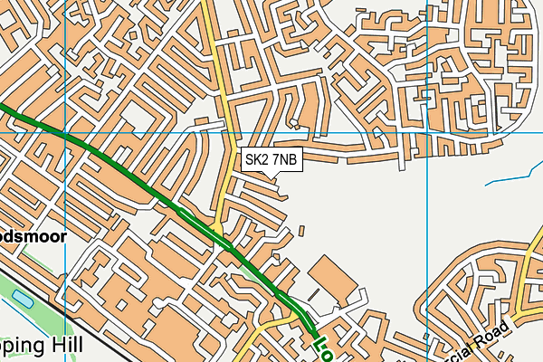 SK2 7NB map - OS VectorMap District (Ordnance Survey)