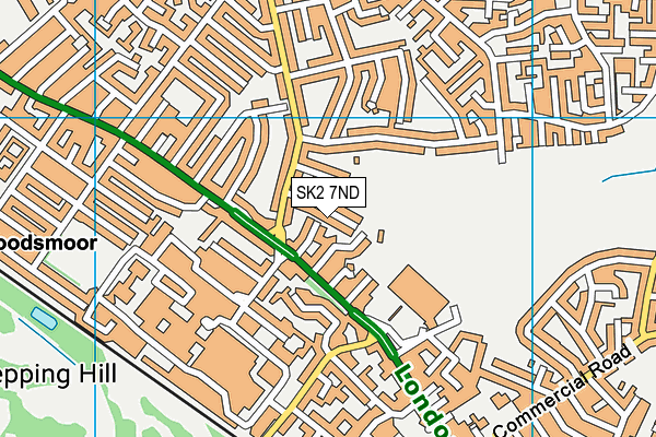 SK2 7ND map - OS VectorMap District (Ordnance Survey)
