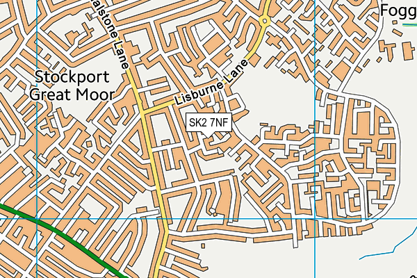 SK2 7NF map - OS VectorMap District (Ordnance Survey)