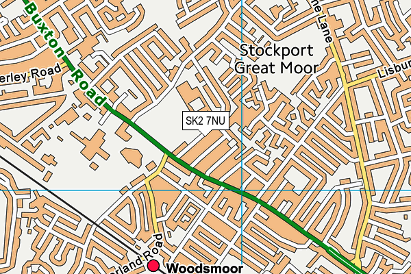 SK2 7NU map - OS VectorMap District (Ordnance Survey)