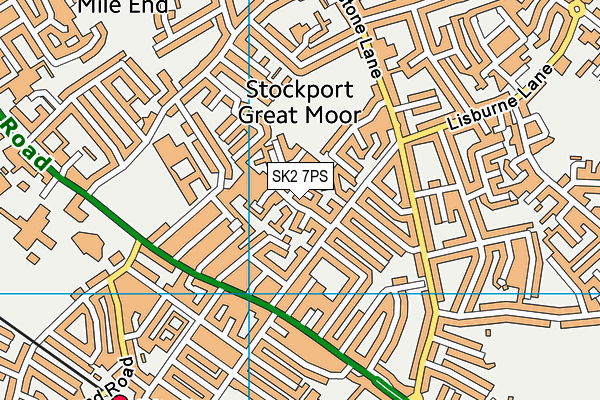 SK2 7PS map - OS VectorMap District (Ordnance Survey)