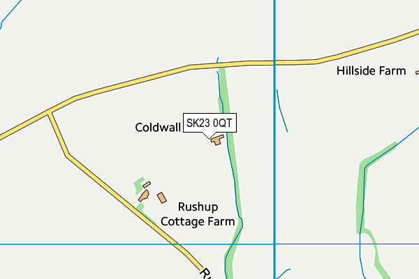 SK23 0QT map - OS VectorMap District (Ordnance Survey)