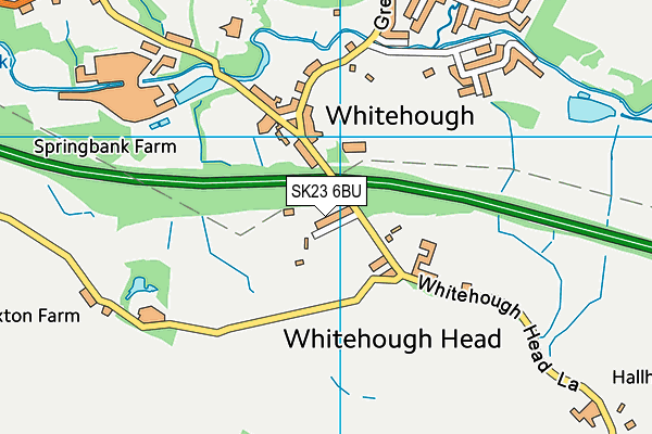 SK23 6BU map - OS VectorMap District (Ordnance Survey)