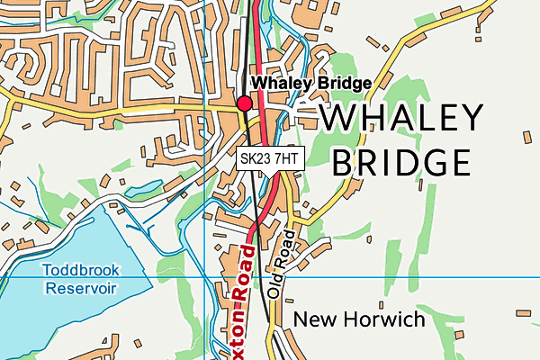 Map of WHALEYBRIDGE (MOI) LTD at district scale