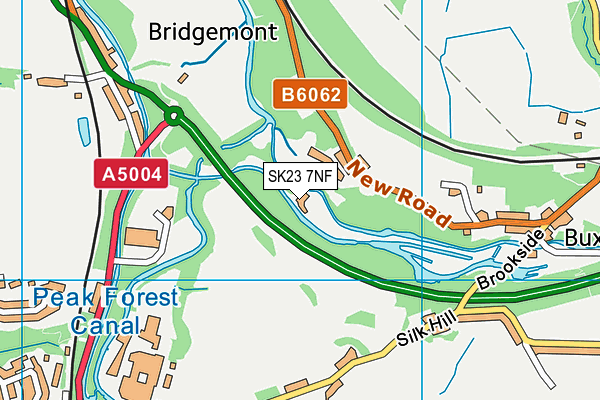 SK23 7NF map - OS VectorMap District (Ordnance Survey)