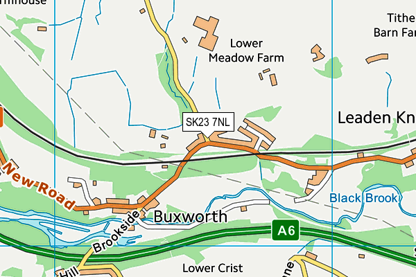 SK23 7NL map - OS VectorMap District (Ordnance Survey)