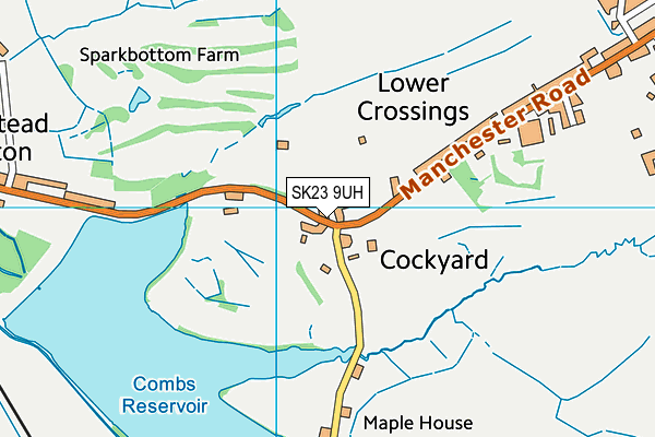 Map of CHAPEL GOLF CLUB (TRADING) LTD at district scale