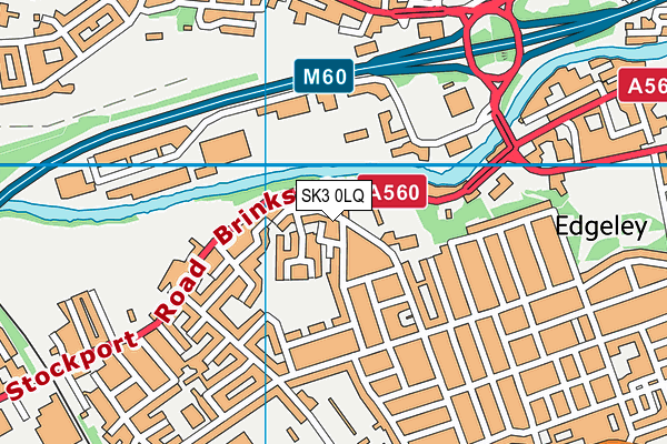 SK3 0LQ map - OS VectorMap District (Ordnance Survey)