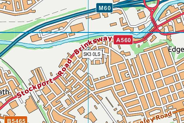 SK3 0LS map - OS VectorMap District (Ordnance Survey)