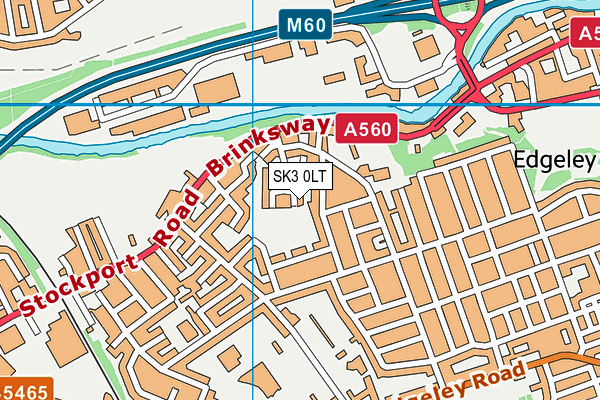 SK3 0LT map - OS VectorMap District (Ordnance Survey)