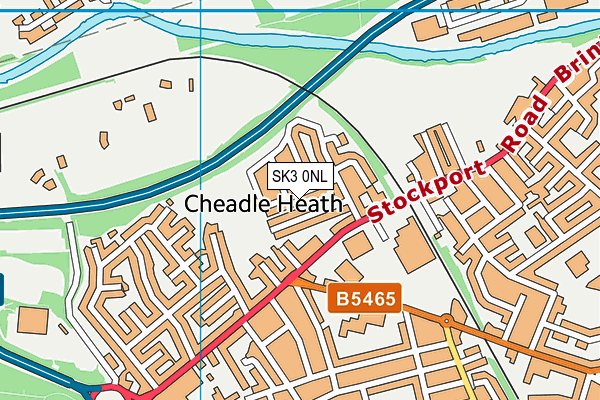 SK3 0NL map - OS VectorMap District (Ordnance Survey)