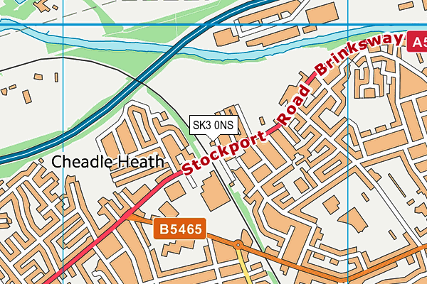 SK3 0NS map - OS VectorMap District (Ordnance Survey)