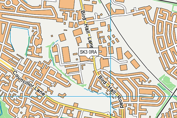 SK3 0RA map - OS VectorMap District (Ordnance Survey)