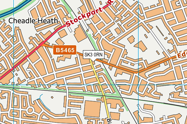 SK3 0RN map - OS VectorMap District (Ordnance Survey)