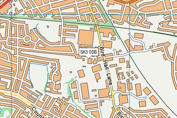 SK3 0SB map - OS VectorMap District (Ordnance Survey)