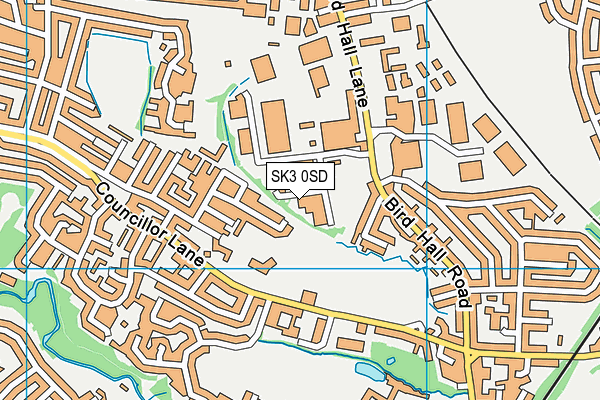 SK3 0SD map - OS VectorMap District (Ordnance Survey)