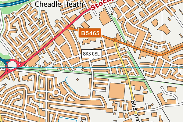 SK3 0SL map - OS VectorMap District (Ordnance Survey)