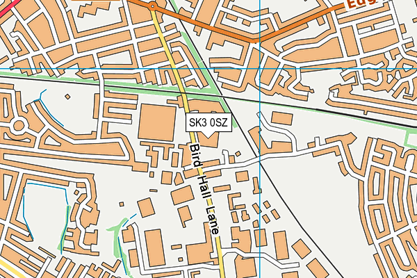 SK3 0SZ map - OS VectorMap District (Ordnance Survey)