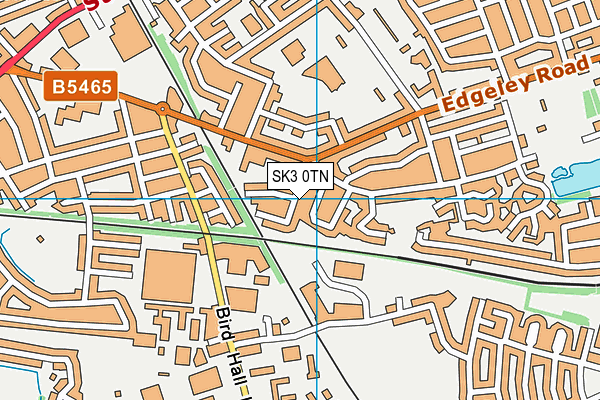 SK3 0TN map - OS VectorMap District (Ordnance Survey)