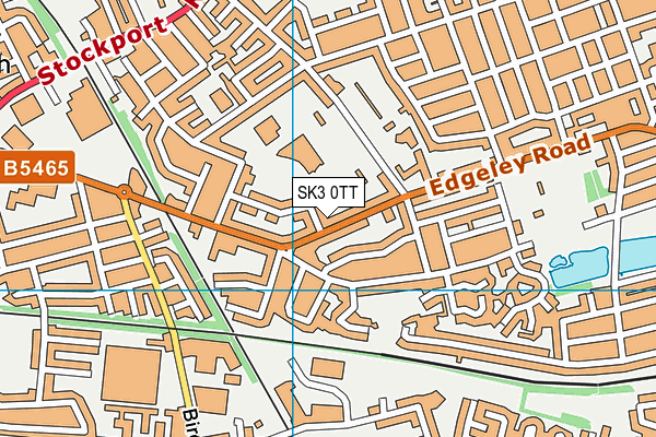 SK3 0TT map - OS VectorMap District (Ordnance Survey)