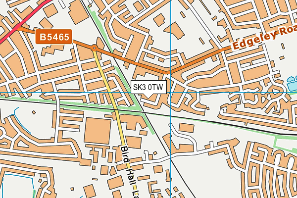 SK3 0TW map - OS VectorMap District (Ordnance Survey)