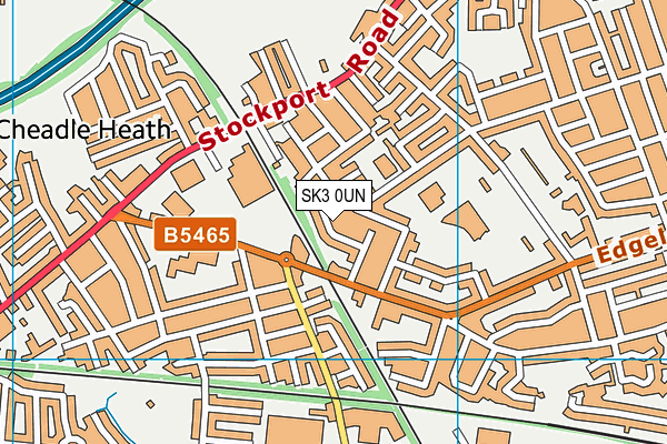 SK3 0UN map - OS VectorMap District (Ordnance Survey)