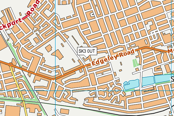 SK3 0UT map - OS VectorMap District (Ordnance Survey)