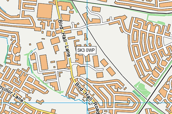 SK3 0WP map - OS VectorMap District (Ordnance Survey)