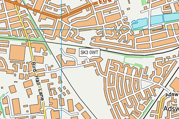 SK3 0WT map - OS VectorMap District (Ordnance Survey)