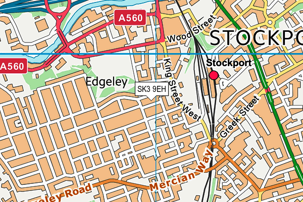 SK3 9EH map - OS VectorMap District (Ordnance Survey)